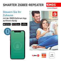 EMOS GoSmart Mini ZigBee zosilňovač signálu USB 3.0, kompatibilný so Smart Home Tuya a Smart Life, vyžaduje ZigBee bránu 4