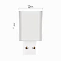 EMOS GoSmart Mini ZigBee zosilňovač signálu USB 3.0, kompatibilný so Smart Home Tuya a Smart Life, vyžaduje ZigBee bránu 5
