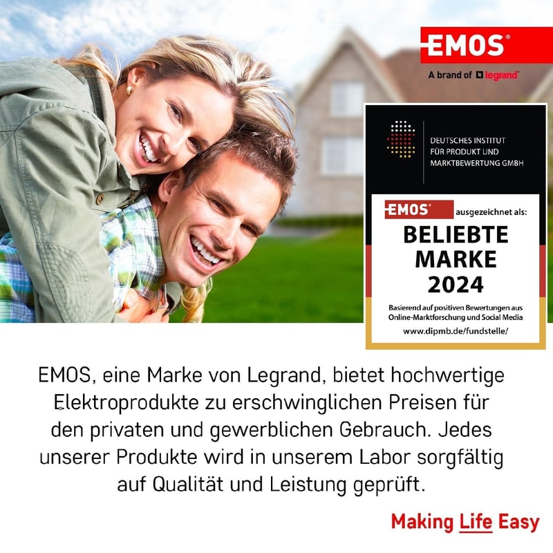 EMOS GoSmart WiFi okos ajtócsengő szett alkalmazással, 52 dallam, 110 dB