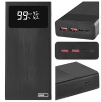 Powerbank EMOS 20000 mAh, 22,5 W rýchlonabíjanie, s displejom a funkciou Pass-Through, 3 výstupy, pre smartfóny a tablety, vrátane USB-C kábla 3