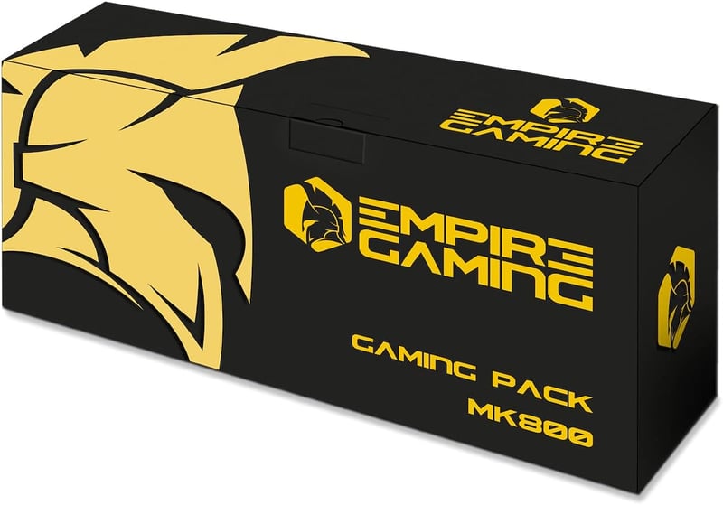 Empire Gaming 3 az 1-ben Gamer Szett RGB Billentyűzet Egér Mousepad PC PS4 PS5 - MK800 Filaire