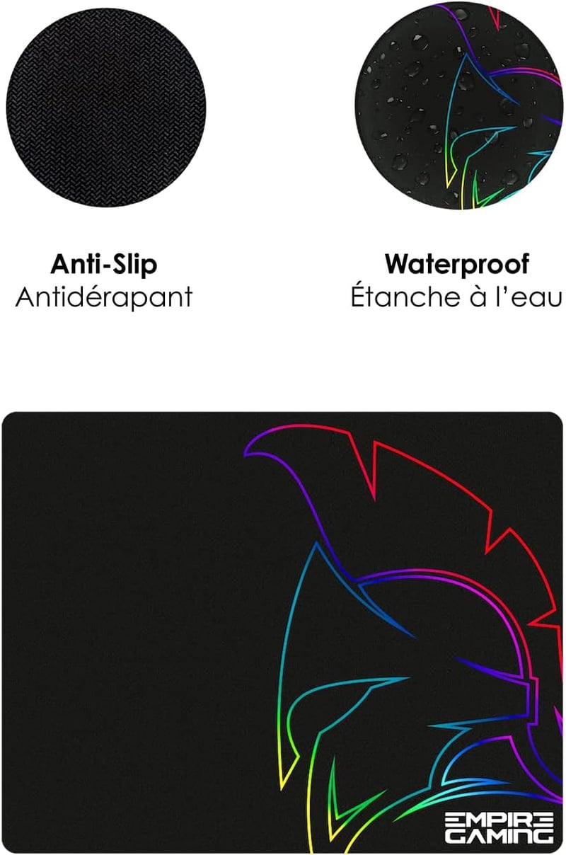 Empire Gaming 3 az 1-ben Gamer Szett RGB Billentyűzet Egér Mousepad PC PS4 PS5 - MK800 Filaire