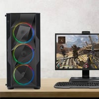 Empire Gaming Diamond ARGB LED gamer PC ház ATX torony, plexi oldallal 8