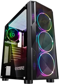 Empire Gaming Diamond ARGB LED gamer PC ház ATX torony, plexi oldallal 1