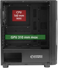 Empire Gaming Diamond ARGB LED gamer PC ház ATX torony, plexi oldallal 5