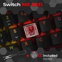 EMPIRE GAMING K248 Mechanikus Gaming Billentyűzet MX Red RGB Fekete 2