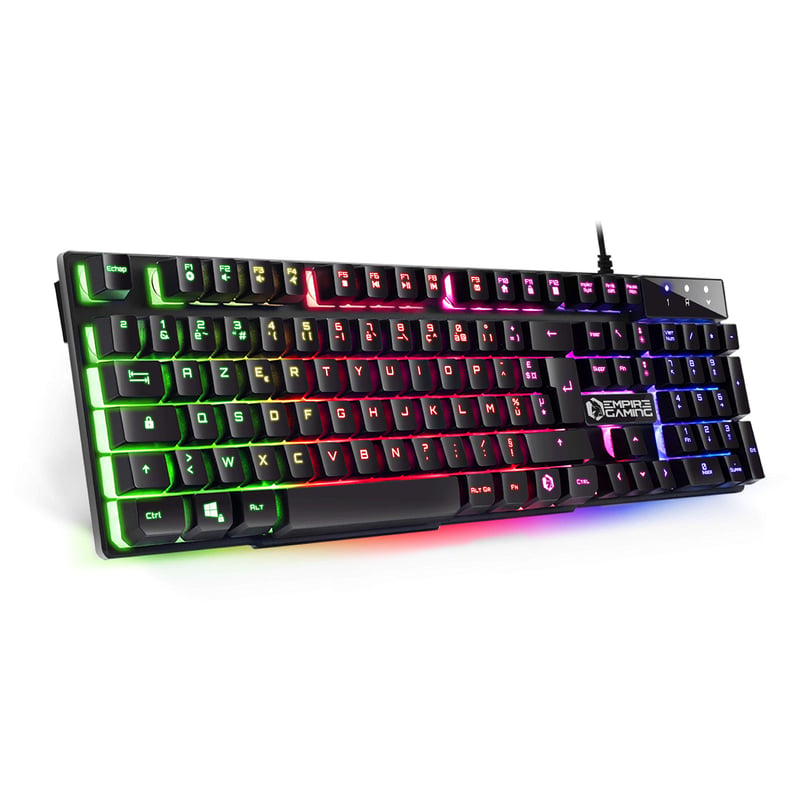 Empire Gaming K300 gamerska tipkovnica AZERTY, 105 tipki, RGB pozadinsko osvjetljenje