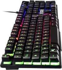 EMPIRE GAMING K300 Gamer Billentyűzet AZERTY RGB LED 105 Gomb 6