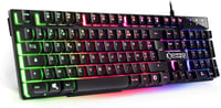 EMPIRE GAMING K300 Gamer Billentyűzet AZERTY RGB LED 105 Gomb 1