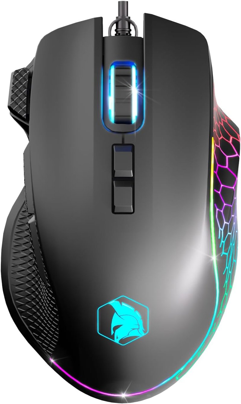 EMPIRE GAMING W905 Vezetékes Gamer Egér 12800 DPI RGB PS4 PS5 Xbox PC