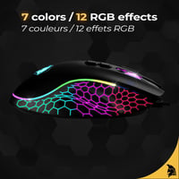 EMPIRE GAMING W905 Vezetékes Gamer Egér 12800 DPI RGB PS4 PS5 Xbox PC 6