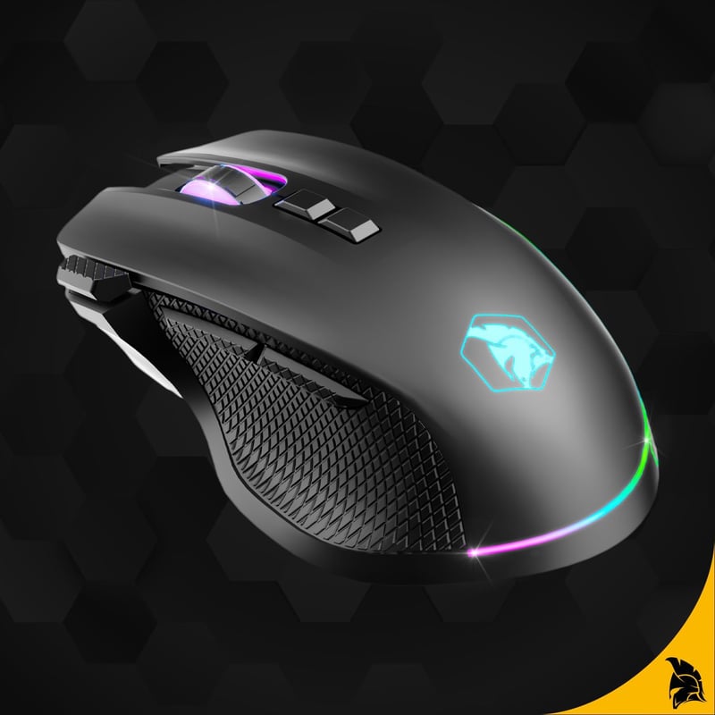 EMPIRE GAMING W905 Vezetékes Gamer Egér 12800 DPI RGB PS4 PS5 Xbox PC