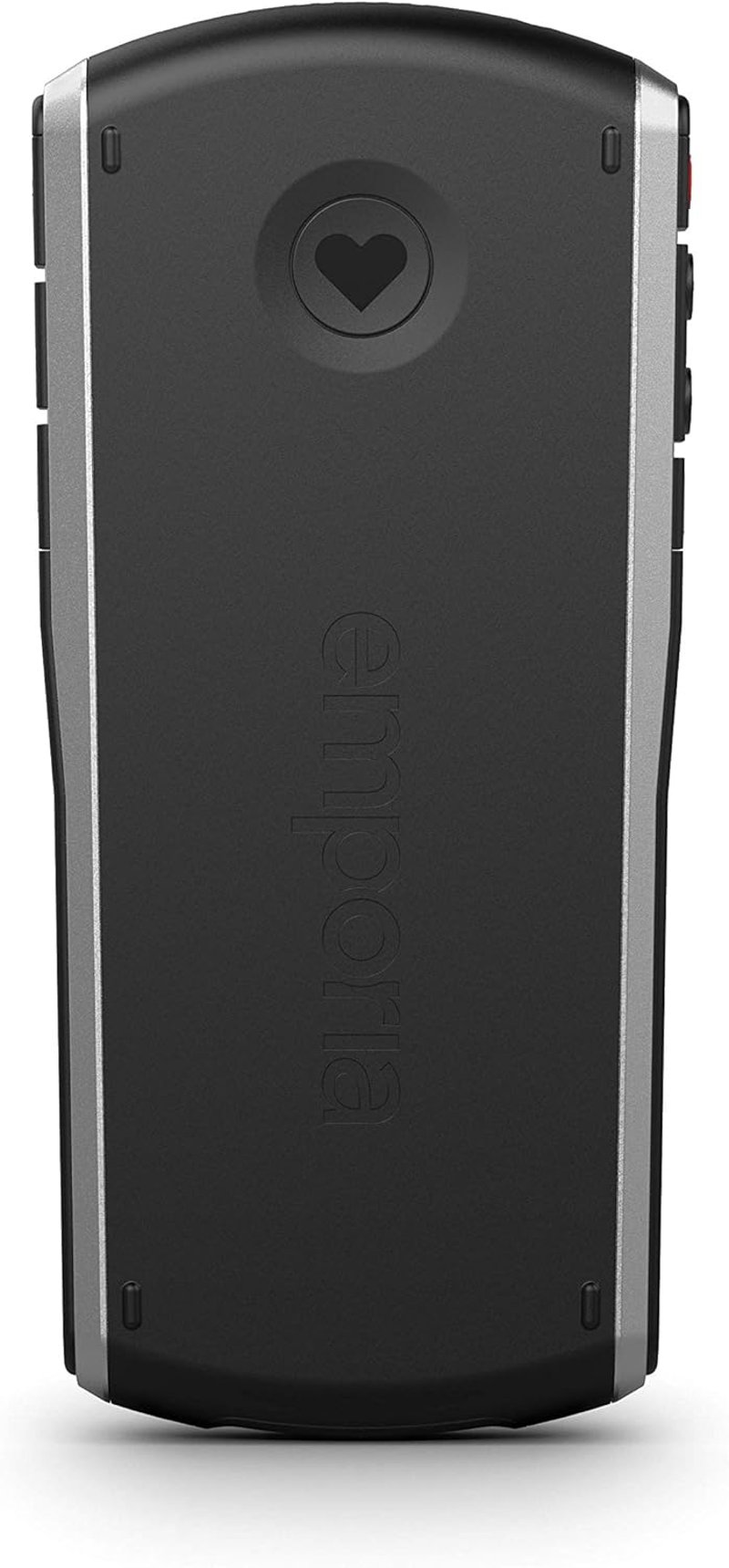 Emporia SIMPLICITY Időseknek - Gombos Mobiltelefon, Vészgomb, 2" Kijelző, Fekete