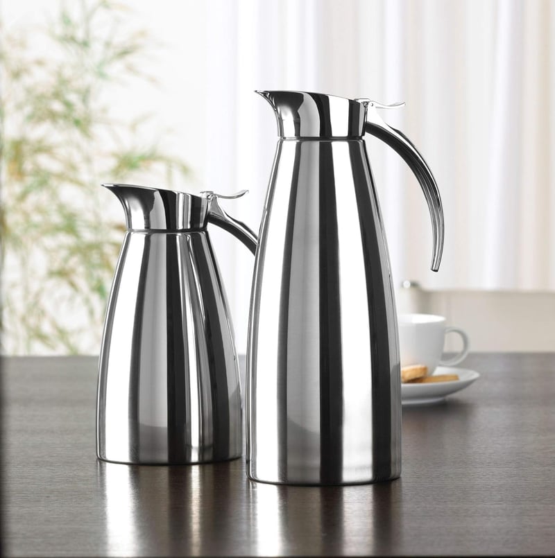 Emsa 1,3 literes rozsdamentes acél termosz palack - 1300 ml, Eleganza