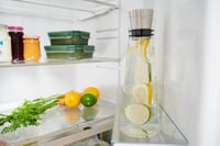 Emsa 1 literes üveg kanna automata fedéllel rozsdamentes acélból - Single, Flow Slim 3