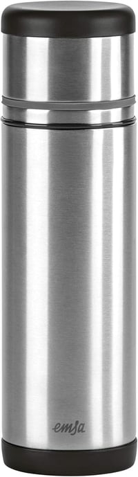 Emsa 509237 Thermoflask 500ml Safe Loc Pro kupakkal, fekete/antracit - Isolierflasche, 0,50 Liter, Black-anthracite 1