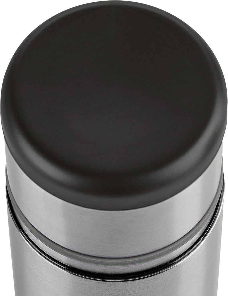 Emsa 509237 Thermoflask 500ml Safe Loc Pro kupakkal, fekete/antracit - Isolierflasche, 0,50 Liter, Black-anthracite