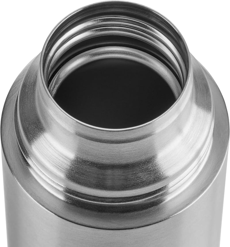 Emsa 509237 Thermoflask 500ml Safe Loc Pro kupakkal, fekete/antracit - Isolierflasche, 0,50 Liter, Black-anthracite