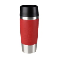 Termo-hrnček Emsa 513356 Travel Mug Classic, 360 ml, červený, 100% nepriepustný, uzáver Quick-Press, 360° otvor na pitie, 4 hodiny teplý a 8 hodín studený nápoj 1