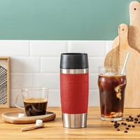 Termo-hrnček Emsa 513356 Travel Mug Classic, 360 ml, červený, 100% nepriepustný, uzáver Quick-Press, 360° otvor na pitie, 4 hodiny teplý a 8 hodín studený nápoj 5