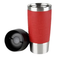 Termo-hrnček Emsa 513356 Travel Mug Classic, 360 ml, červený, 100% nepriepustný, uzáver Quick-Press, 360° otvor na pitie, 4 hodiny teplý a 8 hodín studený nápoj 2