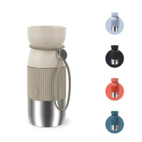 Termoska Emsa beYou Cup 0,36 l, 100% nepriepustná, vhodná do umývačky riadu, svetlosivá, s popruhom na nosenie, na cesty a do kancelárie, N21945 2