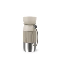 Termoska Emsa beYou Cup 0,36 l, 100% nepriepustná, vhodná do umývačky riadu, svetlosivá, s popruhom na nosenie, na cesty a do kancelárie, N21945 1