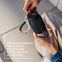 Izolovaná fľaša na vodu Emsa beYou Twist N2193700, 0,5 litra, so zabudovaným filtrom a pútkom na nosenie, 100 % tesniaca, vhodná do umývačky riadu, na sýtené nápoje 6