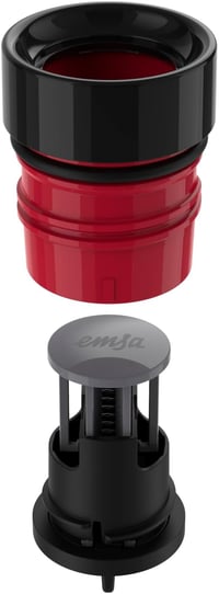 Emsa Bludrop N31121 1L Termosz Palack, 100% Vízhatlan, Rozsdamentes Acél - 1000 fluid ounces, Petrol, Colour drinking bottle 7