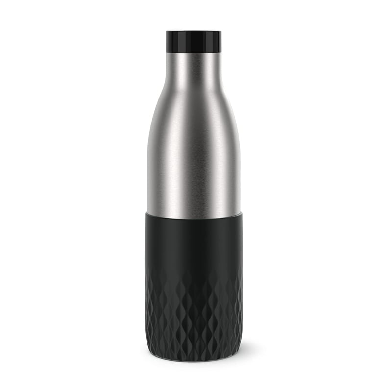 Nerezová termoska Emsa BluDrop Sleeve, 0,7 l, 100% tesniaca, uzáver Quick-Press, 12 h teplé, 24 h studené, vhodná do umývačky riadu