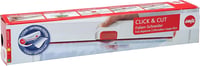 Emsa Click & Cut WC papír tartó, fehér-piros műanyag - 33,00 cm, White/Red 3