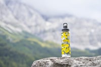 Bidon Emsa Drink2Go Tritan N30313, 0,7 litri, cu capac cu șurub, 100% etanș, lavabil în mașina de spălat vase, Smile, Transparent/Galben 5