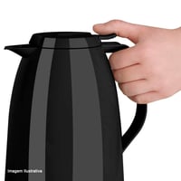 Termos Emsa Mambo 517005 1 L, cu închidere Quick Tip, negru lucios, 12 h cald, 24 h rece, 100% etanș 2