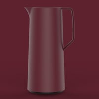 Emsa Motiva 1 literes termoszkancsó, 12 óra meleg, 24 óra hideg, gyorsnyitás, bordó - Wine Red 3