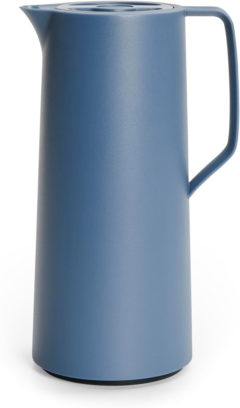 Emsa Motiva 1 literes termoszkancsó, 12 órás meleg, 24 órás hideg, Nordic design - North Blue
