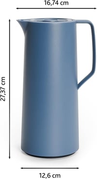 Emsa Motiva 1 literes termoszkancsó, 12 órás meleg, 24 órás hideg, Nordic design - North Blue 9