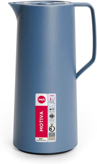 Emsa Motiva 1 literes termoszkancsó, 12 órás meleg, 24 órás hideg, Nordic design - North Blue 10
