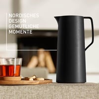 Emsa Motiva 1 literes termoszkancsó üvegbetéttel, 12 órás meleg/24 órás hideg tartás - Black 2