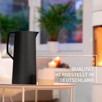 Emsa Motiva 1 literes termoszkancsó üvegbetéttel, 12 órás meleg/24 órás hideg tartás - Black 5