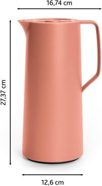 Emsa Motiva Termosz 1L Terrakotta Üvegpalack Gyorscsatos Zárral - Terracotta 8