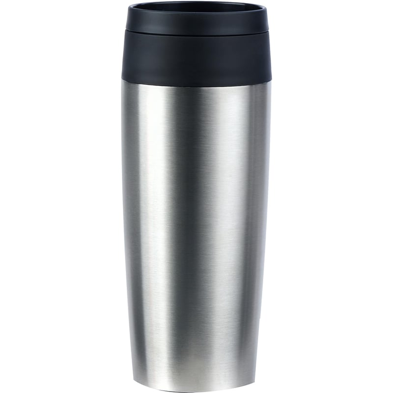 Termoska EMSA N20201 Travel Mug Classic z nehrdzavejúcej ocele, 0,36 litra, 360° otvor na pitie, 4 hodiny teplá a 8 hodín studená, 100% nepriepustná