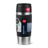 Cestovný hrnček Emsa N20202 Travel Mug Classic, 0,36 litra, čierny, nerezová oceľ, komfortný skrutkovací uzáver, 360° otvor na pitie, nepriepustný, vhodný do umývačky riadu 9