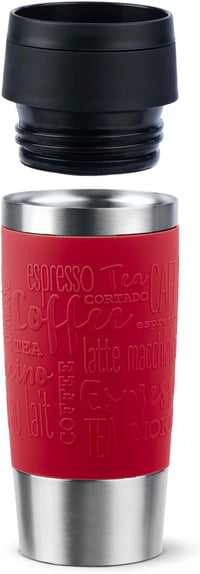 Cană termică Emsa Travel Mug Classic N20204 - roșu închis - 0,36 L 2
