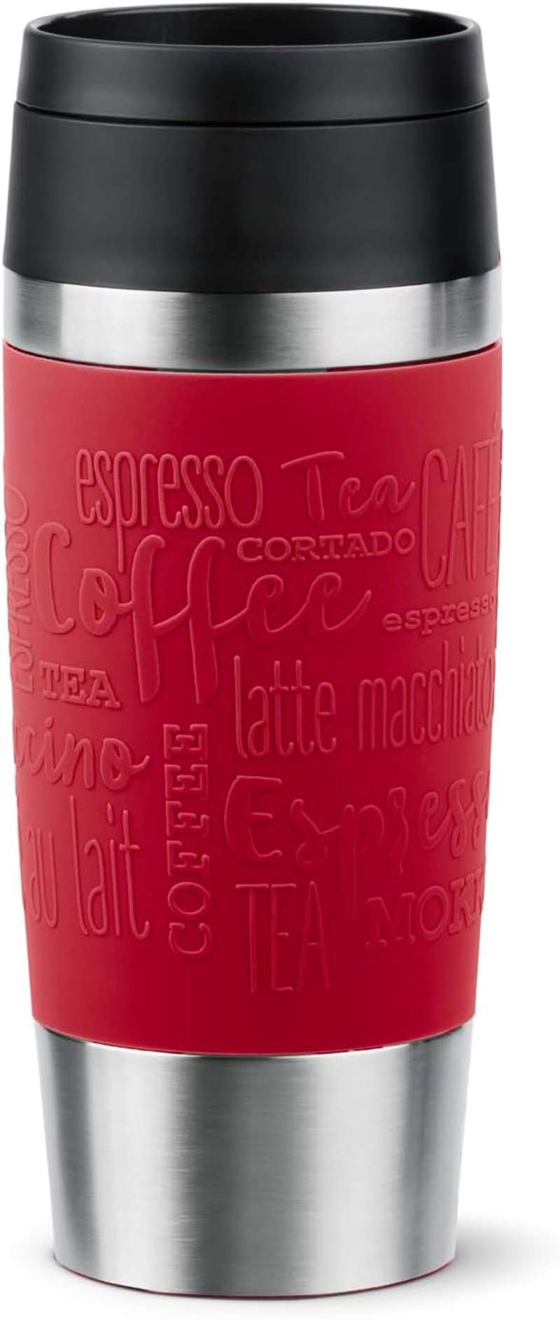 Cană termică Emsa Travel Mug Classic N20204 - roșu închis - 0,36 L