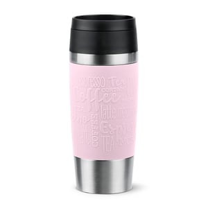 Cană termoizolantă Emsa N20206 Travel Mug Classic 0,36 litri, oțel inoxidabil, deschidere pentru băut la 360°, menține băuturile calde 4h și reci 8h, 100% etanșă, compatibilă cu mașina de spălat vase