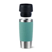 Emsa N20210 Travel Mug Classic termoska 0,36 litra, benzínová modrá, nehrdzavejúca oceľ, 360° pitný otvor, nepriepustná, vhodná do umývačky riadu 2