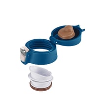 Cestovný termohrnček Emsa N21509 Travel Mug Light z nehrdzavejúcej ocele, 0,4 litra, modrý, 8 hodín teplý, 16 hodín studený, 100 % nepriepustný, vhodný do umývačky riadu 3