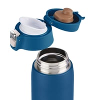 Cestovný termohrnček Emsa N21509 Travel Mug Light z nehrdzavejúcej ocele, 0,4 litra, modrý, 8 hodín teplý, 16 hodín studený, 100 % nepriepustný, vhodný do umývačky riadu 2