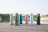 Termoska Emsa N21517 Travel Mug Light z nehrdzavejúcej ocele 0,4 l, 100% nepriepustná, 8 h teplá/16 h studená, čierna 3