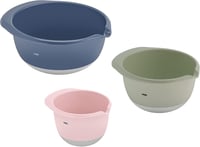 Emsa Prep&Bake 3 részes keverőtál szett 1,4-4,7 literes csúszásmentes alappal - 3er Set (1,4 + 2,8 + 4,7 L) 1